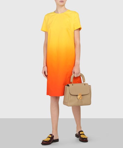 escada orange dress ESCADA Day dress - orange - (Pre-owned)