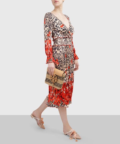 midi cocktail dress sleeves Plunging V-Neck Long Sleeve Sequin Bodycon Midi Dress GM01075