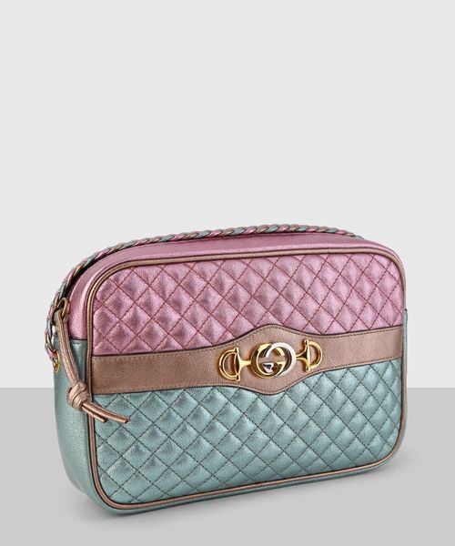 Pink and blue gucci bag sale