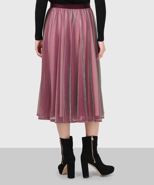 Dark pink midi clearance skirt