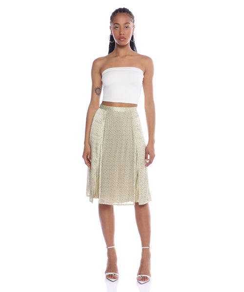 Shops burberry silk skirt