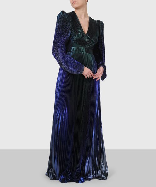 Pleated maxi dress | Premium Outlet