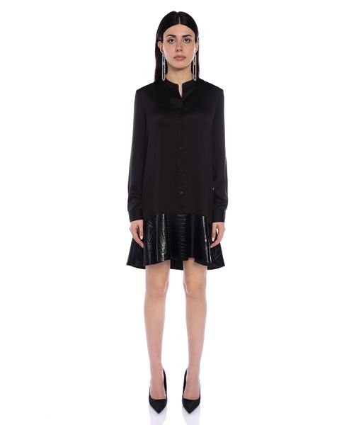 Armani exchange leather dress online